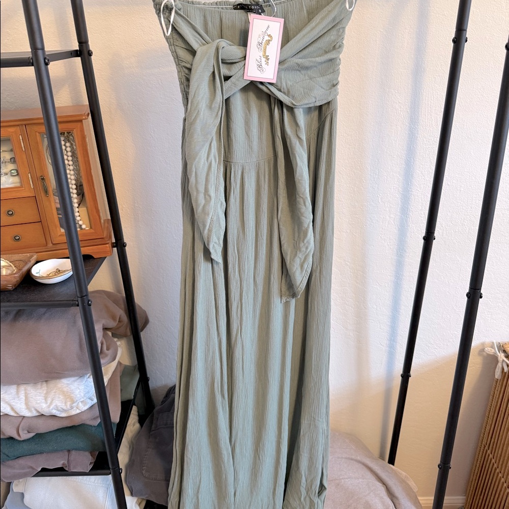 Bandeau maxi dress